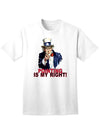 Patriotic Adult T-Shirt featuring Uncle Sam Pointing-Mens T-shirts-TooLoud-White-Small-Davson Sales