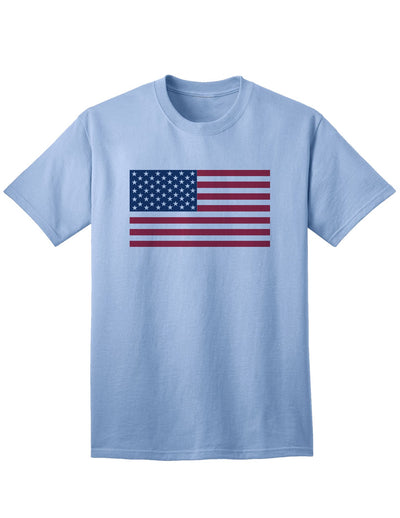 Patriotic American Flag Adult T-Shirt-Mens T-shirts-TooLoud-Light-Blue-Small-Davson Sales