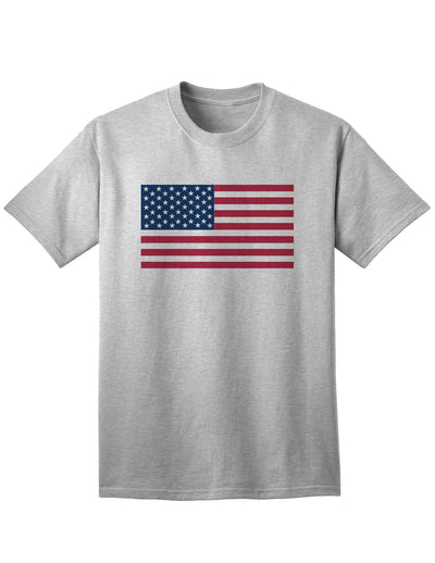 Patriotic American Flag Adult T-Shirt-Mens T-shirts-TooLoud-AshGray-Small-Davson Sales