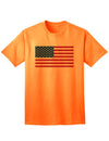 Patriotic American Flag Adult T-Shirt-Mens T-shirts-TooLoud-Neon-Orange-Small-Davson Sales