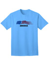 Patriotic American Flag Adult T-Shirt-Mens T-shirts-TooLoud-Aquatic-Blue-Small-Davson Sales