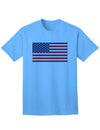 Patriotic American Flag Adult T-Shirt-Mens T-shirts-TooLoud-Aquatic-Blue-Small-Davson Sales