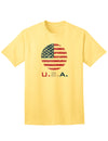 Patriotic American Flag Adult T-Shirt with Unique Scribble Design-Mens T-shirts-TooLoud-Yellow-Small-Davson Sales