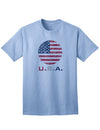 Patriotic American Flag Adult T-Shirt with Unique Scribble Design-Mens T-shirts-TooLoud-Light-Blue-Small-Davson Sales