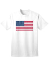 Patriotic American Flag Adult T-Shirt-Mens T-shirts-TooLoud-White-Small-Davson Sales