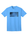 Patriotic American Flag Galaxy Adult T-Shirt - A Stellar Addition to Your Wardrobe by TooLoud-Mens T-shirts-TooLoud-Aquatic-Blue-Small-Davson Sales