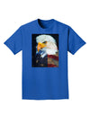 Patriotic Bald Eagle - American Flag Adult Dark T-Shirt by TooLoud-Mens T-Shirt-TooLoud-Royal-Blue-Small-Davson Sales