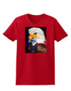 Patriotic Bald Eagle - American Flag Womens Dark T-Shirt by TooLoud-Womens T-Shirt-TooLoud-Red-X-Small-Davson Sales