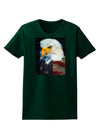 Patriotic Bald Eagle - American Flag Womens Dark T-Shirt by TooLoud-Womens T-Shirt-TooLoud-Forest-Green-Small-Davson Sales