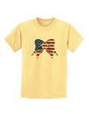 Patriotic Bow Childrens T-Shirt-Childrens T-Shirt-TooLoud-Daffodil-Yellow-X-Small-Davson Sales