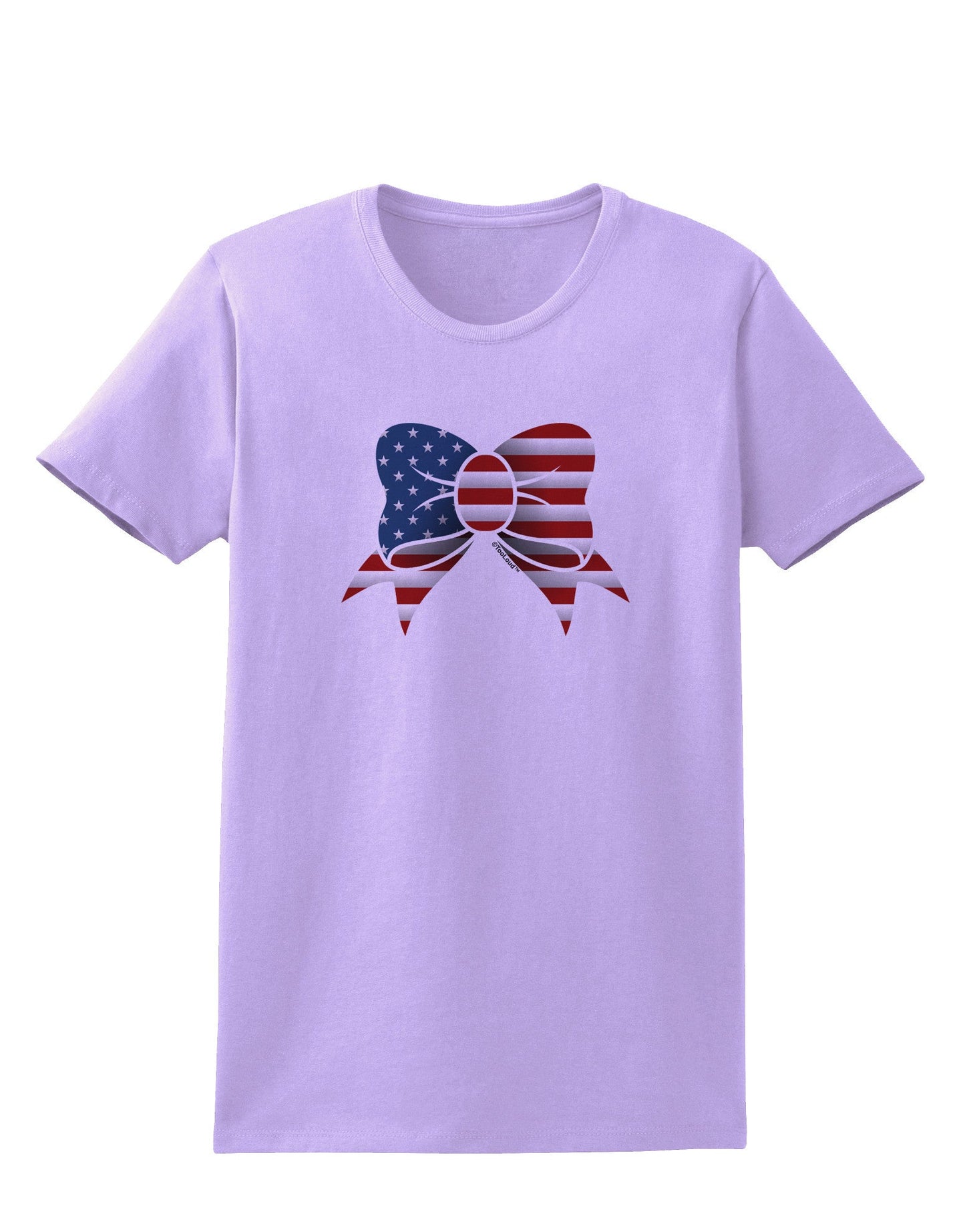 Patriotic Bow Womens T-Shirt-Womens T-Shirt-TooLoud-Lavender-X-Small-Davson Sales