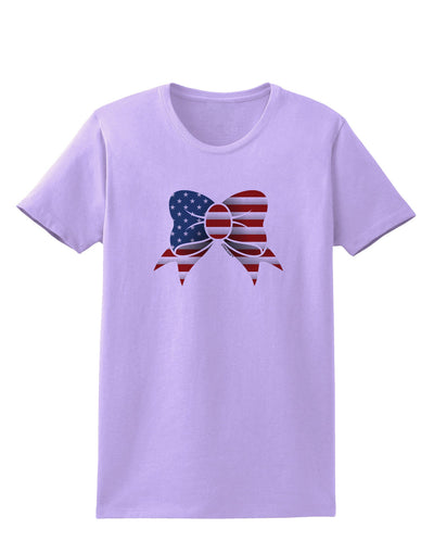 Patriotic Bow Womens T-Shirt-Womens T-Shirt-TooLoud-Lavender-X-Small-Davson Sales