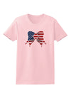 Patriotic Bow Womens T-Shirt-Womens T-Shirt-TooLoud-PalePink-X-Small-Davson Sales