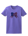 Patriotic Bow Womens T-Shirt-Womens T-Shirt-TooLoud-Violet-X-Small-Davson Sales