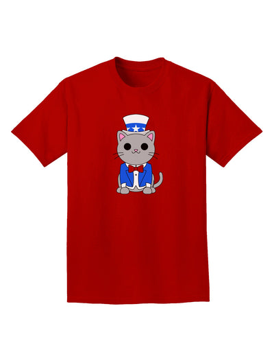 Patriotic Cat Adult Dark T-Shirt by TooLoud-Mens T-Shirt-TooLoud-Red-Small-Davson Sales