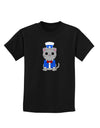 Patriotic Cat Childrens Dark T-Shirt by TooLoud-Childrens T-Shirt-TooLoud-Black-X-Small-Davson Sales