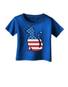 Patriotic Cat Design Infant T-Shirt Dark by TooLoud-Infant T-Shirt-TooLoud-Royal-Blue-06-Months-Davson Sales