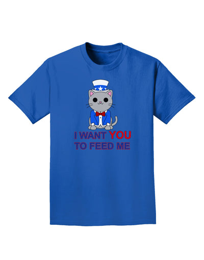 Patriotic Cat I Want You Adult Dark T-Shirt by TooLoud-Mens T-Shirt-TooLoud-Royal-Blue-Small-Davson Sales