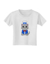 Patriotic Cat Toddler T-Shirt by TooLoud-Toddler T-Shirt-TooLoud-White-2T-Davson Sales