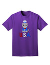 Patriotic Cat - USA Adult Dark T-Shirt by TooLoud-Mens T-Shirt-TooLoud-Purple-Small-Davson Sales