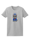 Patriotic Cat Womens T-Shirt by TooLoud-Womens T-Shirt-TooLoud-AshGray-X-Small-Davson Sales