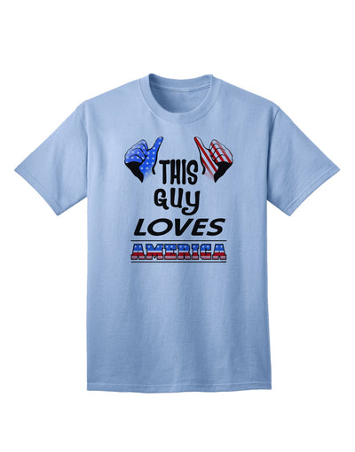 Patriotic Enthusiast's Adult T-Shirt - Celebrating America-Mens T-shirts-TooLoud-Light-Blue-Small-Davson Sales