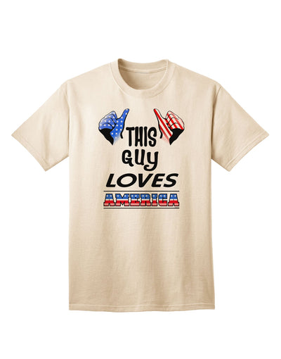 Patriotic Enthusiast's Adult T-Shirt - Celebrating America-Mens T-shirts-TooLoud-Natural-Small-Davson Sales