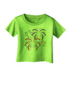 Patriotic Fireworks with Bursting Stars Infant T-Shirt by TooLoud-Infant T-Shirt-TooLoud-Lime-Green-06-Months-Davson Sales