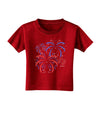 Patriotic Fireworks with Bursting Stars Toddler T-Shirt Dark by TooLoud-Toddler T-Shirt-TooLoud-Red-2T-Davson Sales