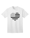 Patriotic Heart Design - Stamp Style Adult T-Shirt by TooLoud-Mens T-shirts-TooLoud-White-Small-Davson Sales