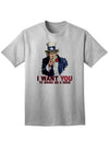 Patriotic Themed Adult T-Shirt - Uncle Sam, Bring Me a Beer-Mens T-shirts-TooLoud-AshGray-Small-Davson Sales