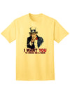 Patriotic Themed Adult T-Shirt - Uncle Sam, Bring Me a Beer-Mens T-shirts-TooLoud-Yellow-Small-Davson Sales