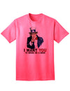 Patriotic Themed Adult T-Shirt - Uncle Sam, Bring Me a Beer-Mens T-shirts-TooLoud-Neon-Pink-Small-Davson Sales