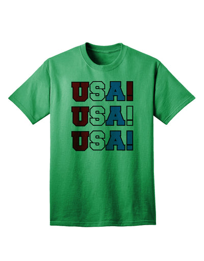 Patriotic USA Adult T-Shirt-Mens T-shirts-TooLoud-Kelly-Green-Small-Davson Sales