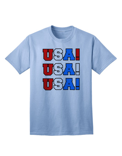 Patriotic USA Adult T-Shirt-Mens T-shirts-TooLoud-Light-Blue-Small-Davson Sales