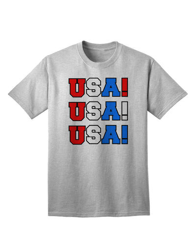 Patriotic USA Adult T-Shirt-Mens T-shirts-TooLoud-AshGray-Small-Davson Sales