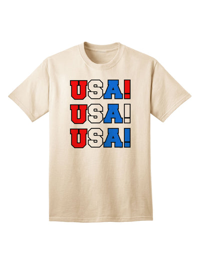 Patriotic USA Adult T-Shirt-Mens T-shirts-TooLoud-Natural-Small-Davson Sales