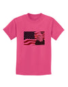 Patriotic USA Flag with Bald Eagle Childrens T-Shirt by TooLoud-Childrens T-Shirt-TooLoud-Sangria-X-Small-Davson Sales