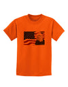 Patriotic USA Flag with Bald Eagle Childrens T-Shirt by TooLoud-Childrens T-Shirt-TooLoud-Orange-X-Small-Davson Sales