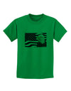 Patriotic USA Flag with Bald Eagle Childrens T-Shirt by TooLoud-Childrens T-Shirt-TooLoud-Kelly-Green-X-Small-Davson Sales