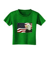 Patriotic USA Flag with Bald Eagle Toddler T-Shirt Dark by TooLoud-Toddler T-Shirt-TooLoud-Royal-Blue-2T-Davson Sales