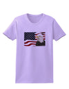 Patriotic USA Flag with Bald Eagle Womens T-Shirt by TooLoud-Womens T-Shirt-TooLoud-Lavender-X-Small-Davson Sales