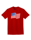 Patriotic Waving USA American Flag Adult Dark T-Shirt-Mens T-Shirt-TooLoud-Red-Small-Davson Sales