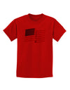 Patriotic Waving USA American Flag Childrens T-Shirt-Childrens T-Shirt-TooLoud-Red-X-Small-Davson Sales