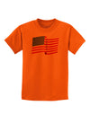 Patriotic Waving USA American Flag Childrens T-Shirt-Childrens T-Shirt-TooLoud-Orange-X-Small-Davson Sales