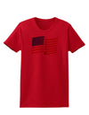 Patriotic Waving USA American Flag Womens T-Shirt-Womens T-Shirt-TooLoud-Red-X-Small-Davson Sales