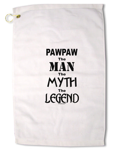 Pawpaw The Man The Myth The Legend Premium Cotton Golf Towel - 16 x 25 inch by TooLoud-Golf Towel-TooLoud-16x25"-Davson Sales