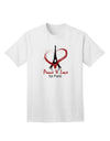 Peace & Love For Paris Adult T-Shirt-Mens T-Shirt-TooLoud-White-Small-Davson Sales