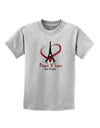 Peace & Love For Paris Childrens T-Shirt-Childrens T-Shirt-TooLoud-AshGray-X-Small-Davson Sales