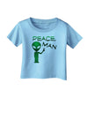 Peace Man Alien Infant T-Shirt-Infant T-Shirt-TooLoud-Aquatic-Blue-06-Months-Davson Sales